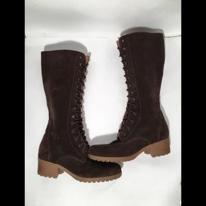J. Crew Brown Lace Up Boots